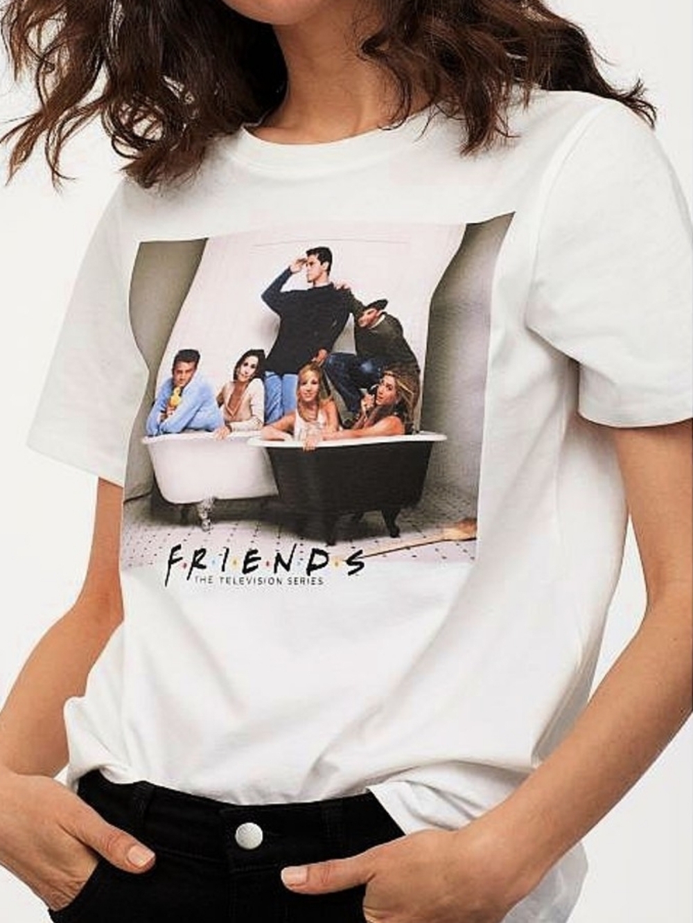 FRIENDS Graphic Tee in White
